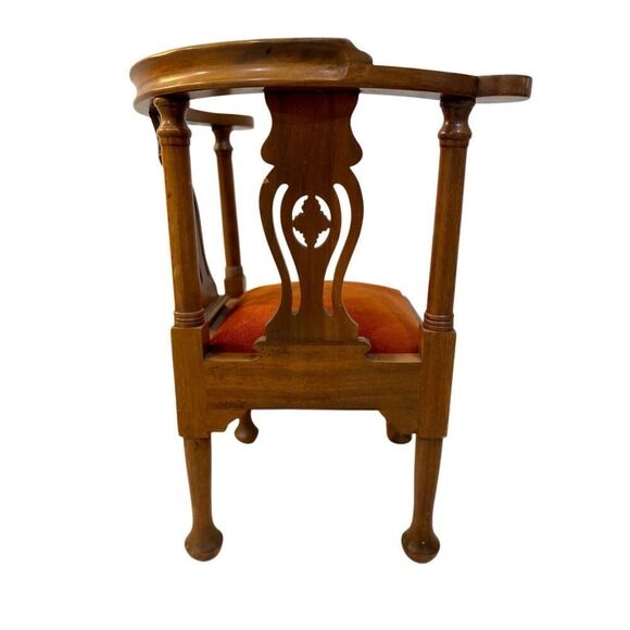 Vintage Child's Chippendale Style Corner Chair - Picture 3 of 5